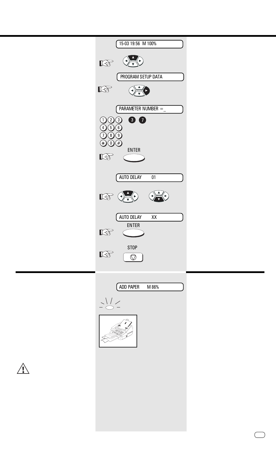 Set call counter, Memory reception, Reception as soon as the line rings | Reception of documents | Toshiba TF 610 User Manual | Page 25 / 79