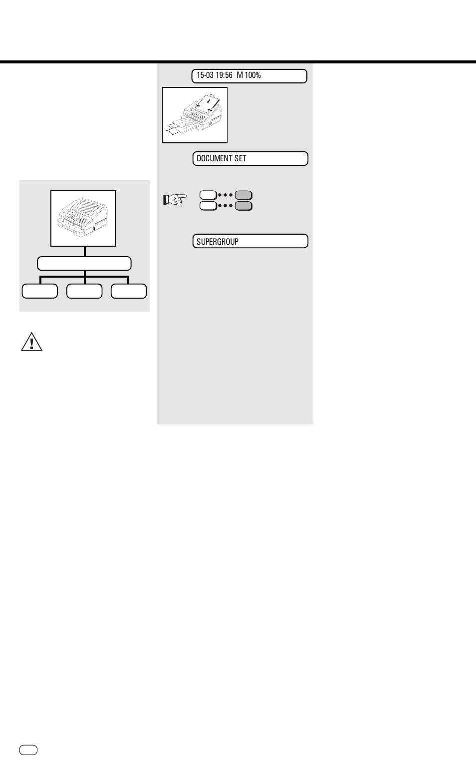 Stored broadcast, Transmit documents | Toshiba TF 610 User Manual | Page 38 / 79