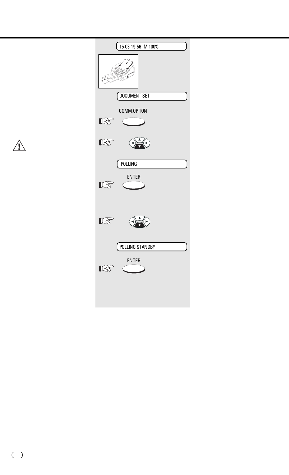 Reserve polling, Transmit documents | Toshiba TF 610 User Manual | Page 40 / 79