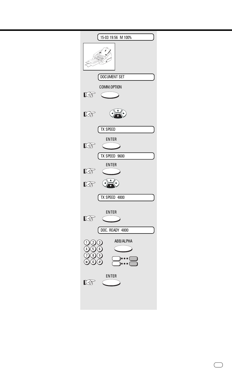 Reduce transmission speed, Transmit documents | Toshiba TF 610 User Manual | Page 41 / 79