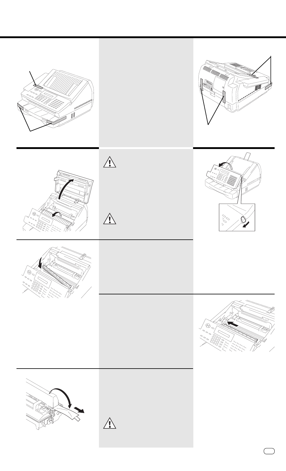 Remove transport fittings, Insert process unit, Preparation | Toshiba TF 610 User Manual | Page 5 / 79