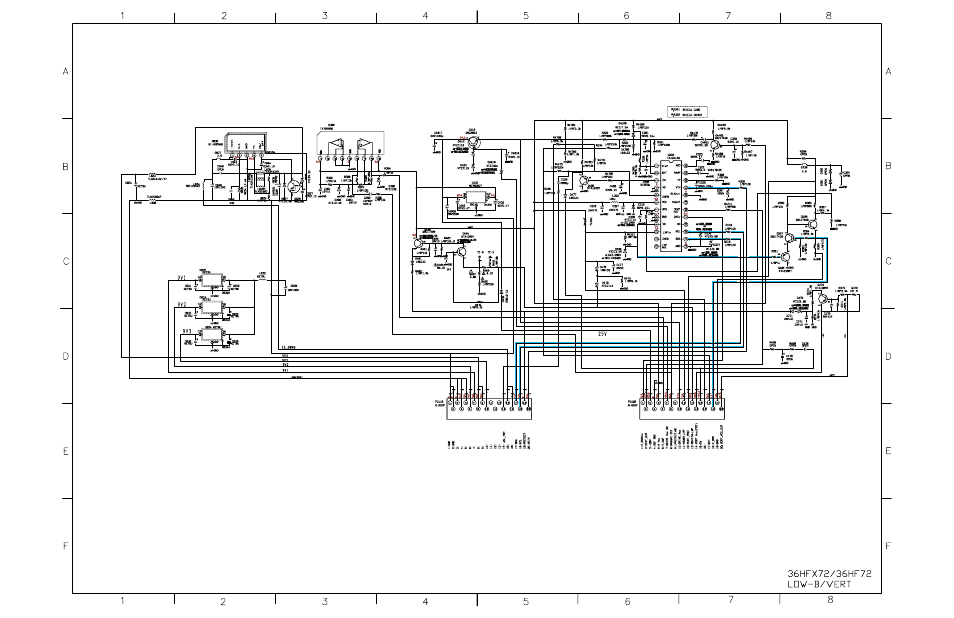 Low-b / vert circuit, Q302, Correction | Q370 | Toshiba N2PS CHASSIS 32HFX72 User Manual | Page 100 / 111