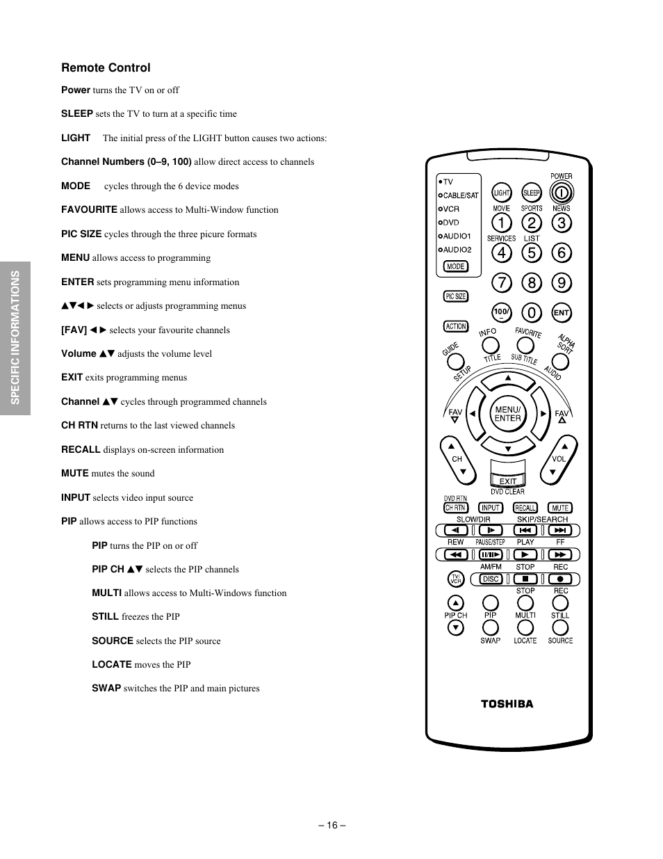 Toshiba N2PS CHASSIS 32HFX72 User Manual | Page 18 / 111