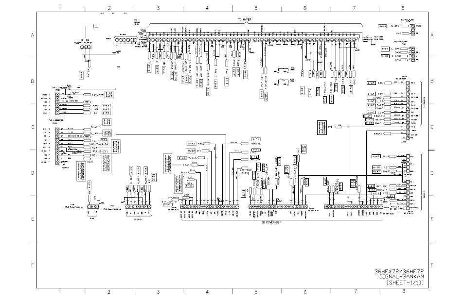 Signal circuit ( bankan ) [ sheet - 1/10 | Toshiba N2PS CHASSIS 32HFX72 User Manual | Page 49 / 111