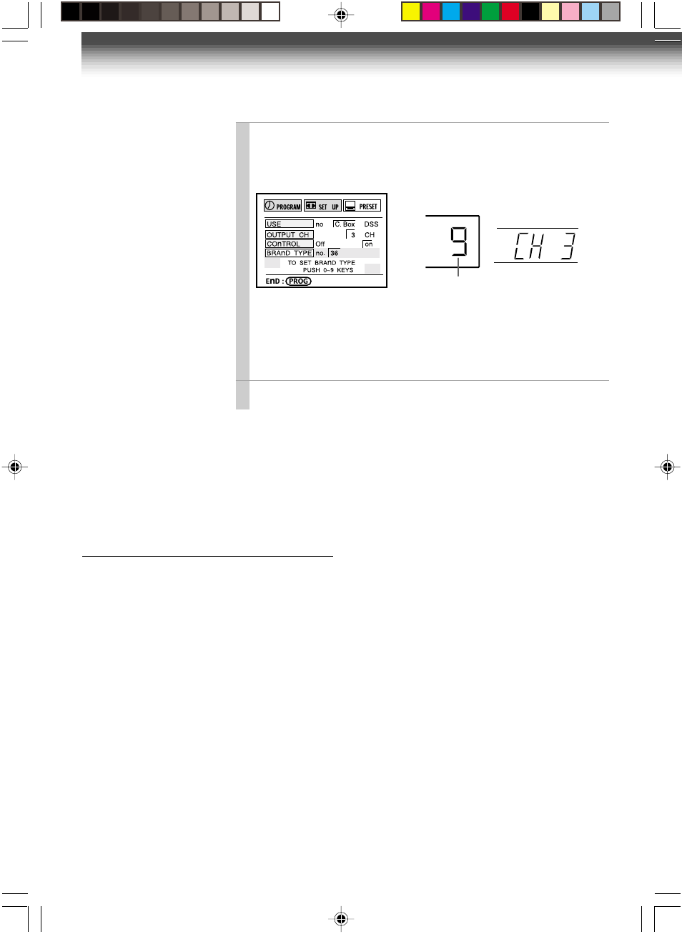 Cable box set-up (continued) | Toshiba W-727 User Manual | Page 34 / 46
