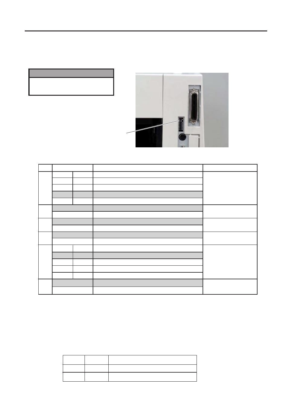 Dip switch functions, Dip switch functions - 1 | Toshiba B-450-QQ Series User Manual | Page 10 / 30