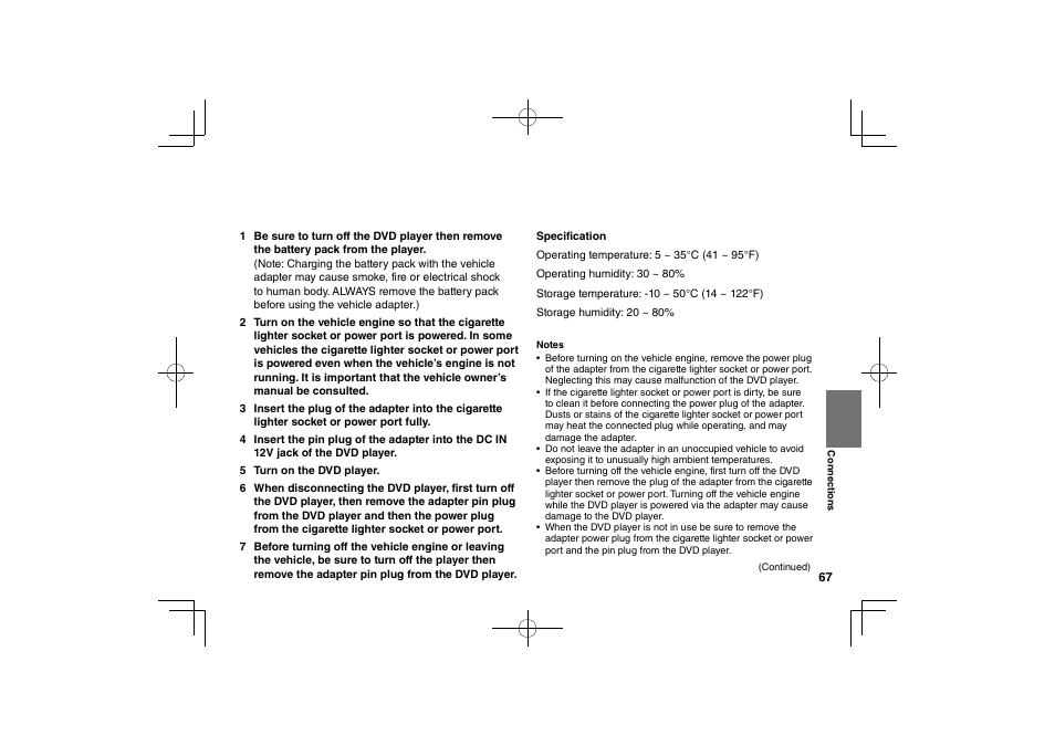 Toshiba SDP63SWE User Manual | Page 67 / 76