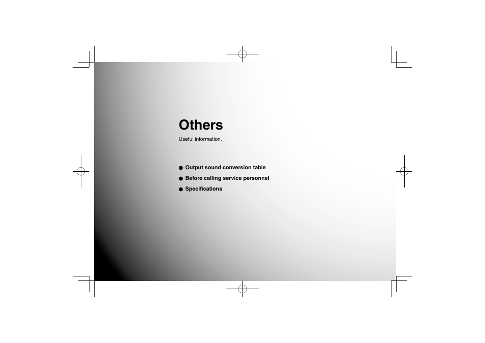 Others | Toshiba SDP63SWE User Manual | Page 69 / 76