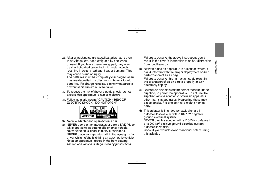 Toshiba SDP63SWE User Manual | Page 9 / 76