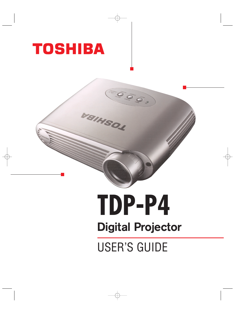 Toshiba TDP-P4 User Manual | 51 pages