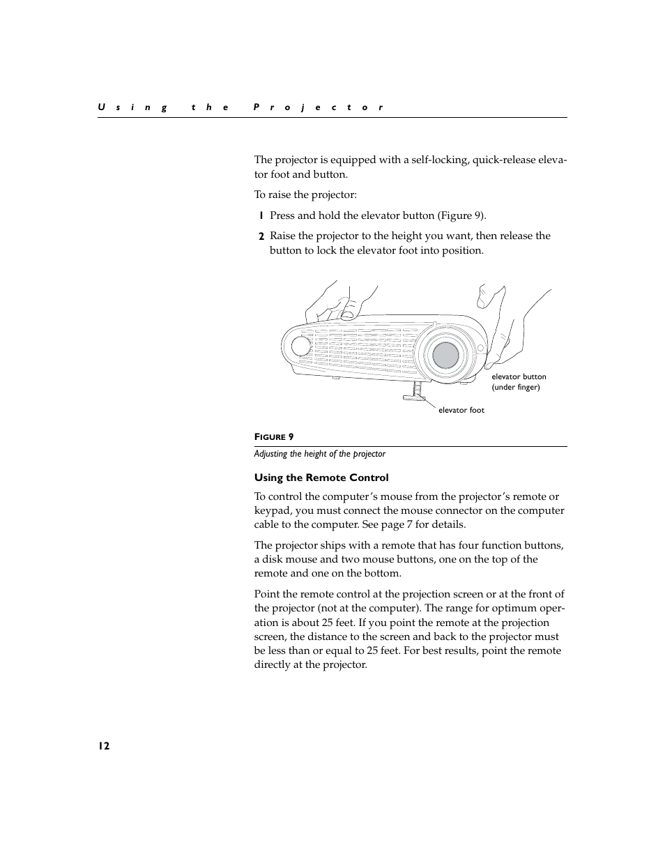 Heading2 - using the remote control, Using the remote control | Toshiba TDP-P4 User Manual | Page 15 / 51