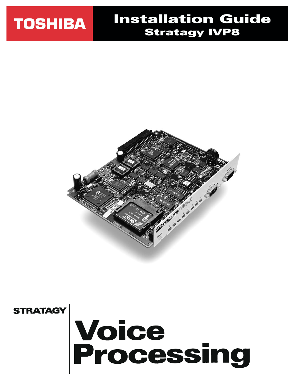 Toshiba Stratagy IVP8 User Manual | 60 pages