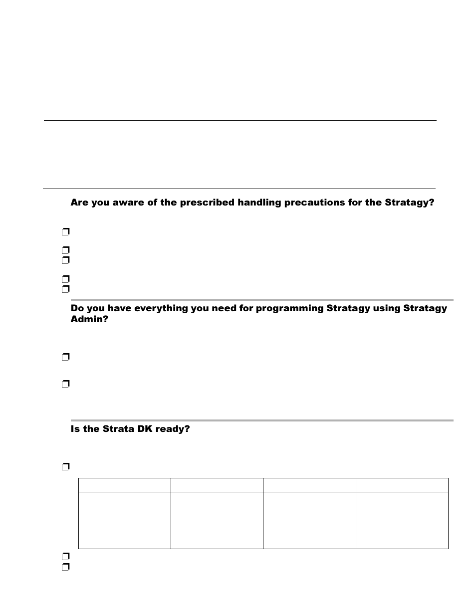 Before you install stratagy in strata dk | Toshiba Stratagy IVP8 User Manual | Page 7 / 60