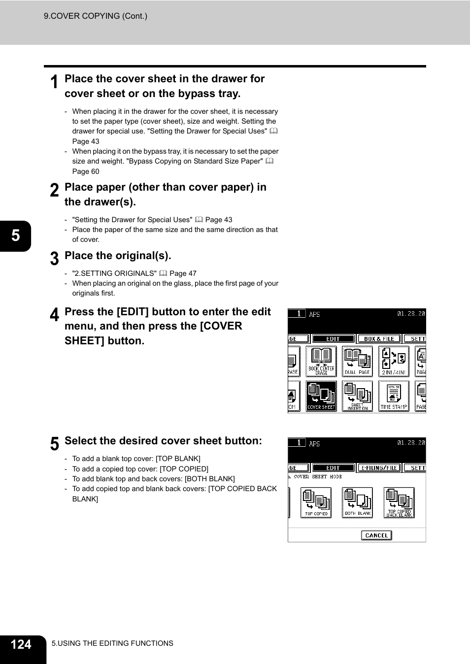 Toshiba E-STUDIO 3511 User Manual | Page 126 / 318