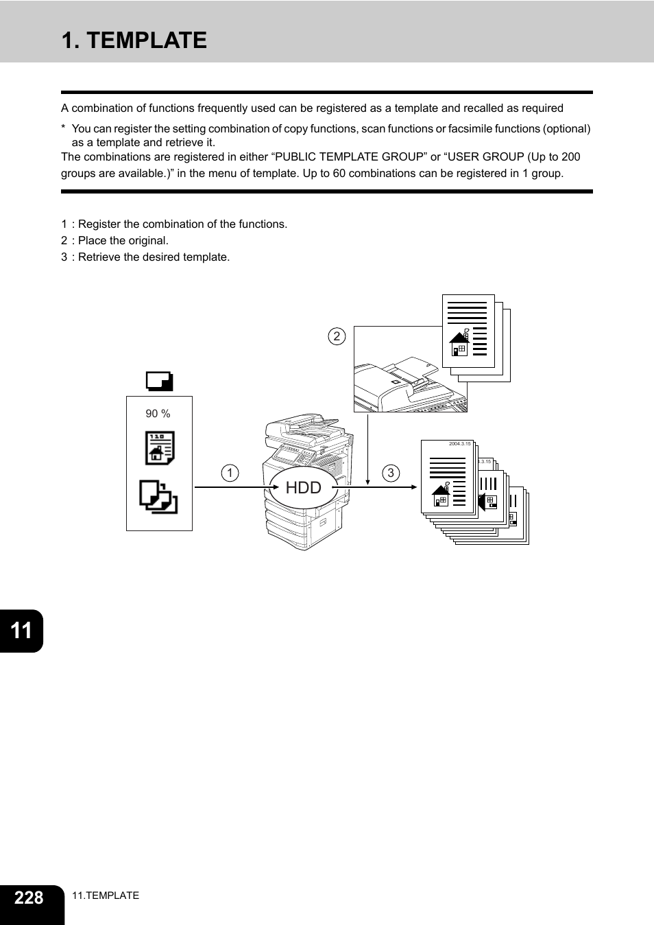 Template, 11 1. template | Toshiba E-STUDIO 3511 User Manual | Page 230 / 318