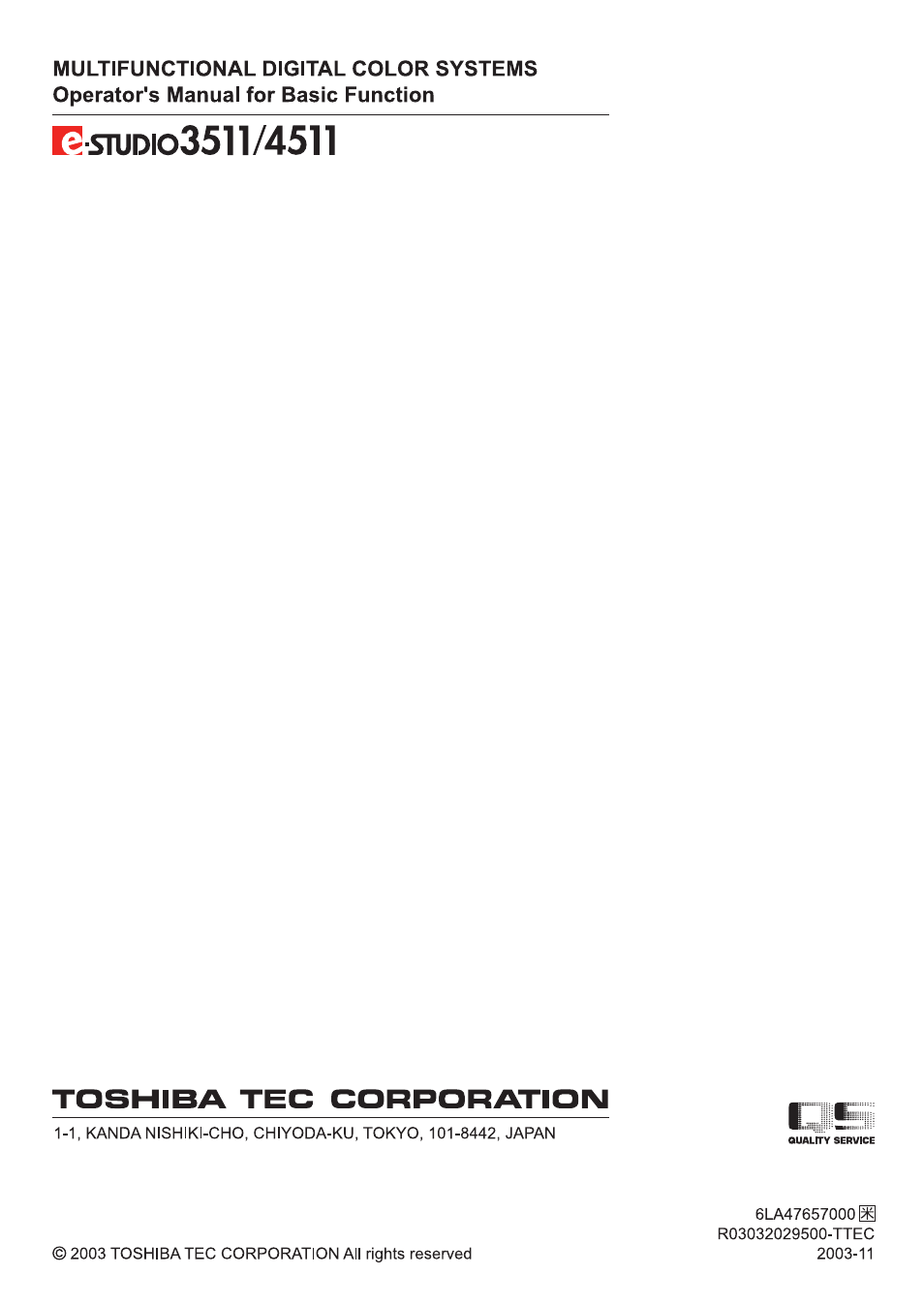 Toshiba E-STUDIO 3511 User Manual | Page 318 / 318