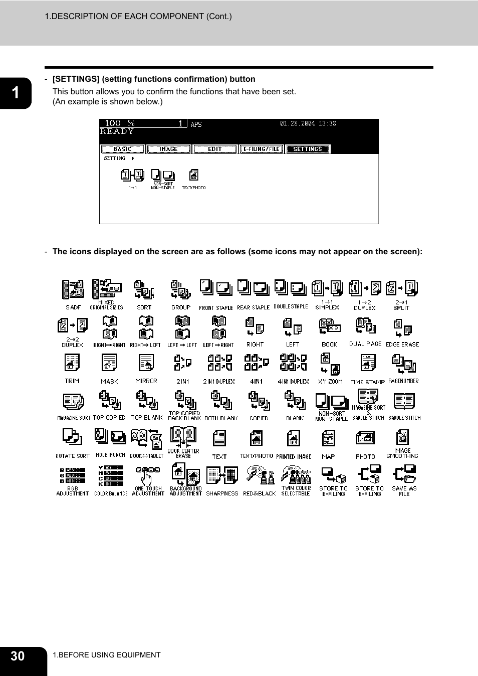 Toshiba E-STUDIO 3511 User Manual | Page 32 / 318