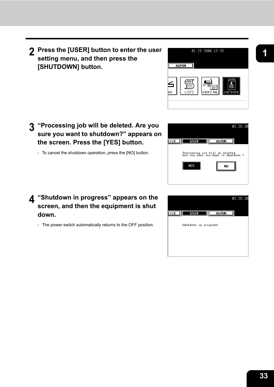 Toshiba E-STUDIO 3511 User Manual | Page 35 / 318