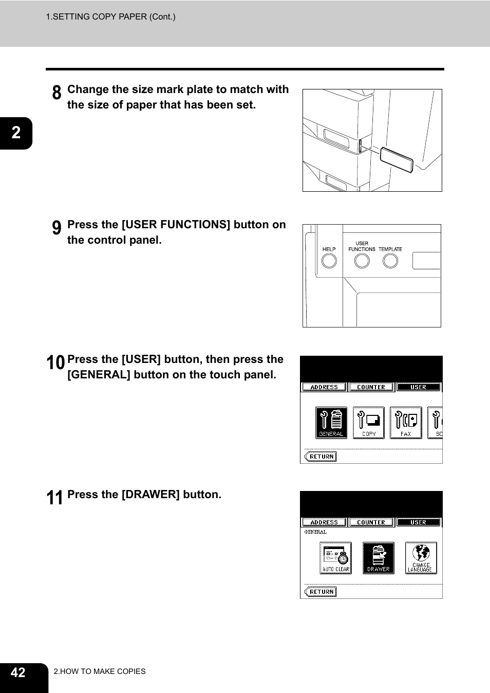 Toshiba E-STUDIO 3511 User Manual | Page 44 / 318