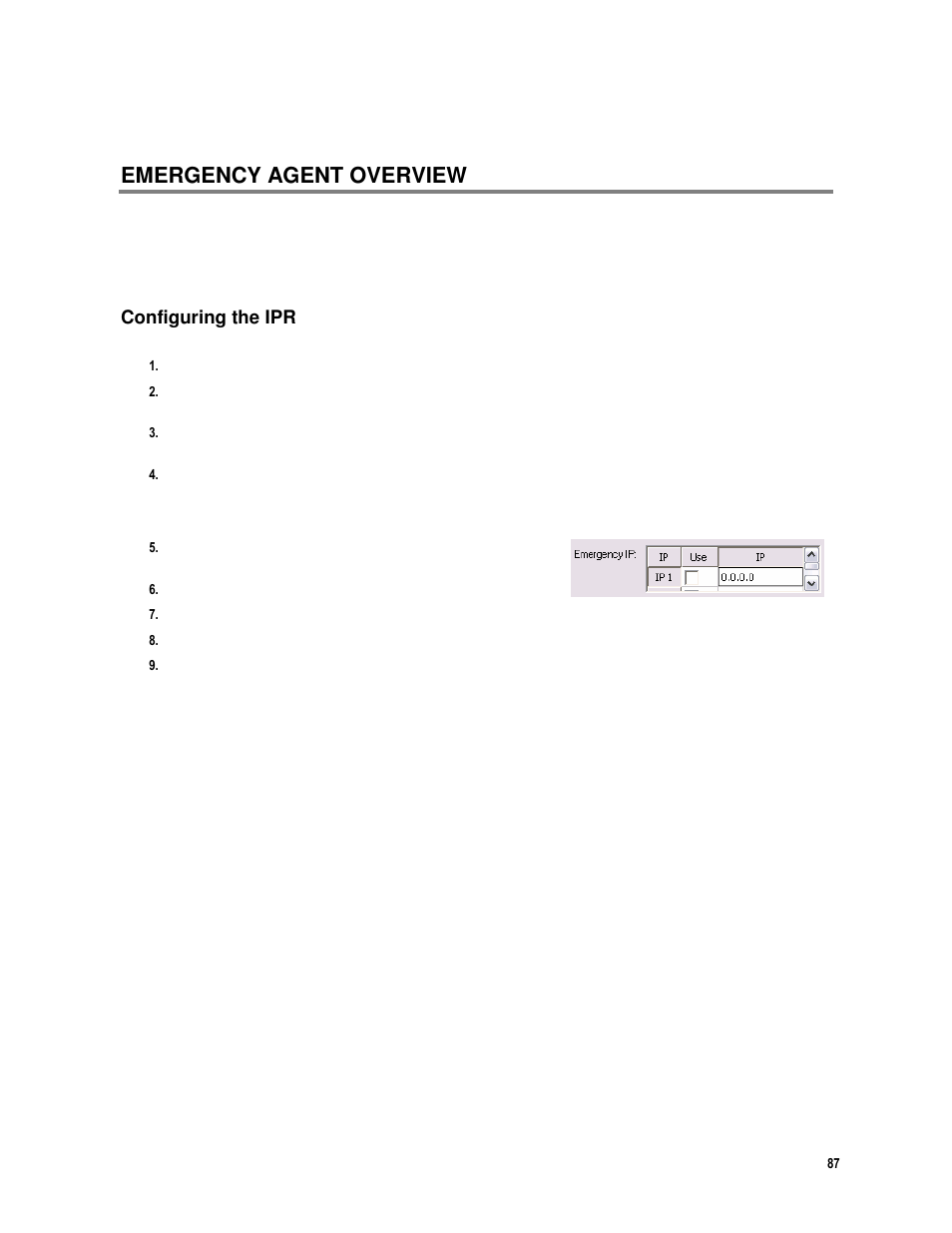 Emergency agent overview | Toshiba IPR16-X User Manual | Page 103 / 111