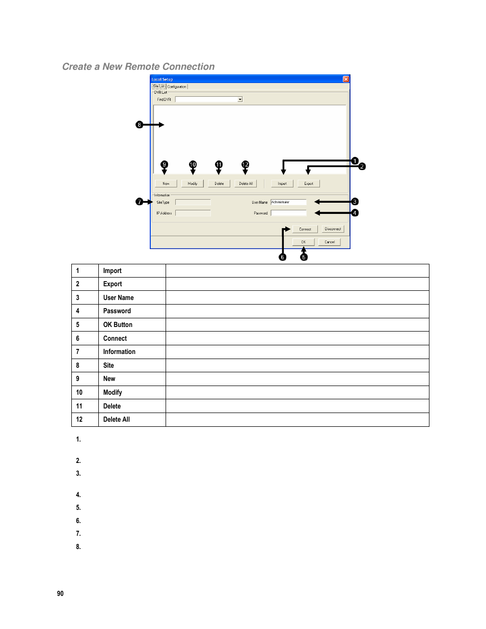 Create a new remote connection | Toshiba IPR16-X User Manual | Page 106 / 111