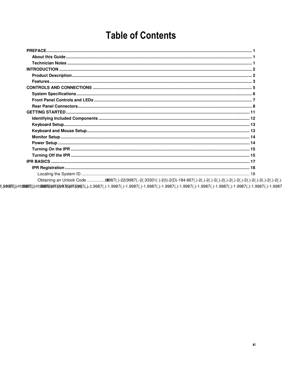 Toshiba IPR16-X User Manual | Page 11 / 111