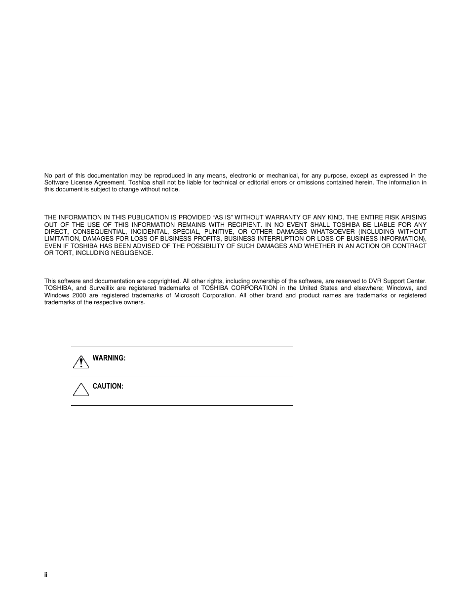 Toshiba IPR16-X User Manual | Page 2 / 111