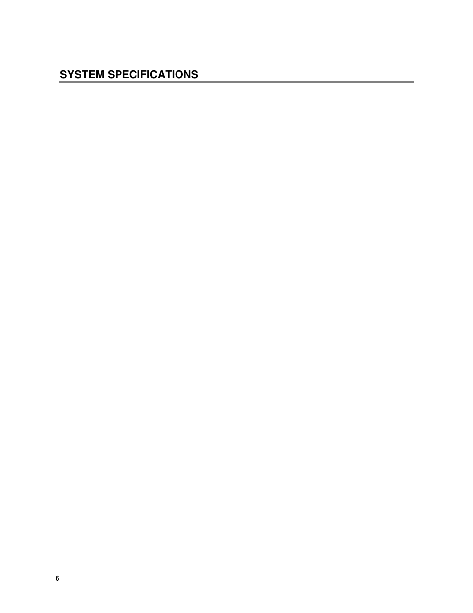 System specifications | Toshiba IPR16-X User Manual | Page 22 / 111