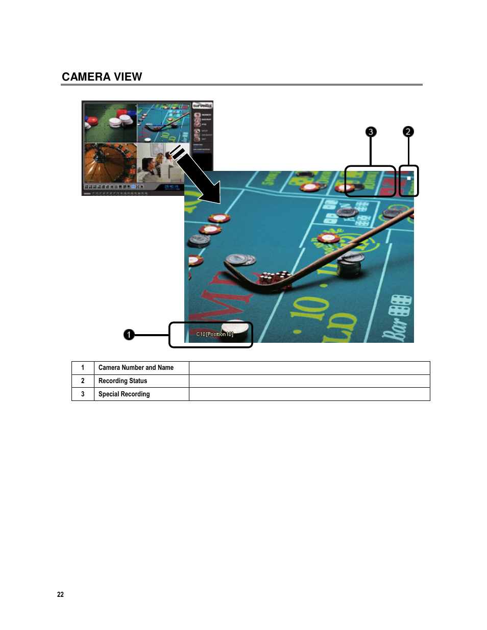 Camera view | Toshiba IPR16-X User Manual | Page 38 / 111