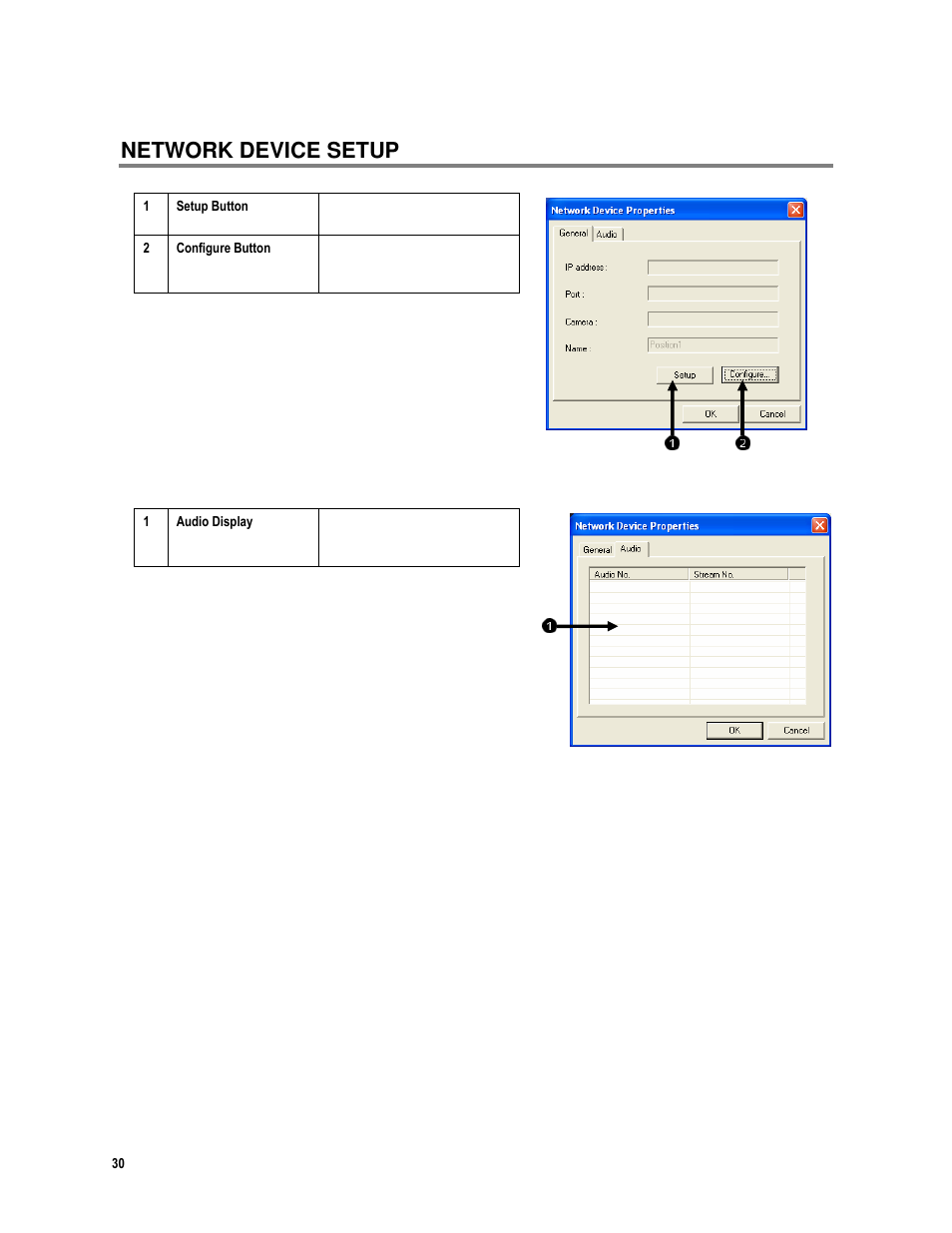 Network device setup | Toshiba IPR16-X User Manual | Page 46 / 111