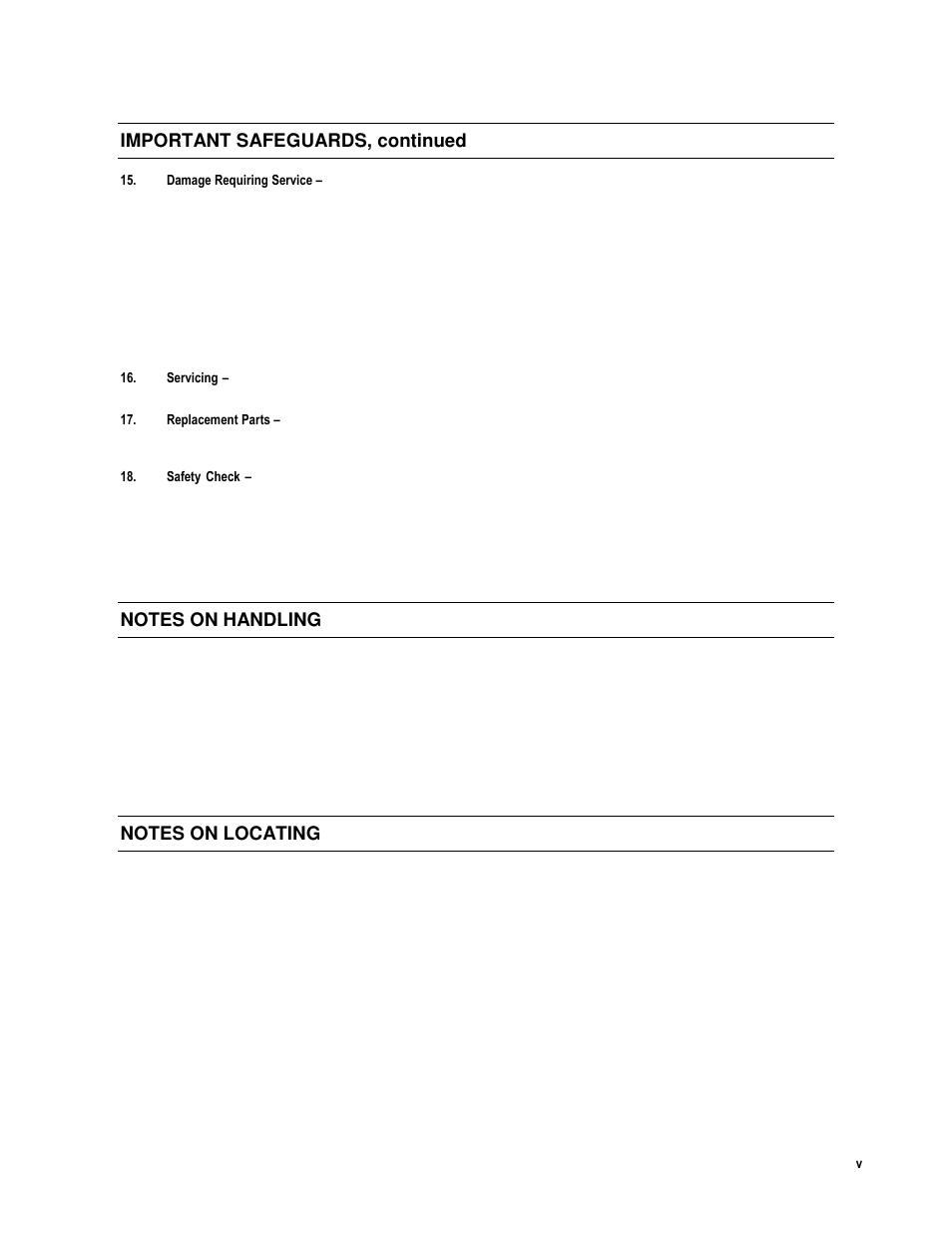 Important safeguards, continued | Toshiba IPR16-X User Manual | Page 5 / 111