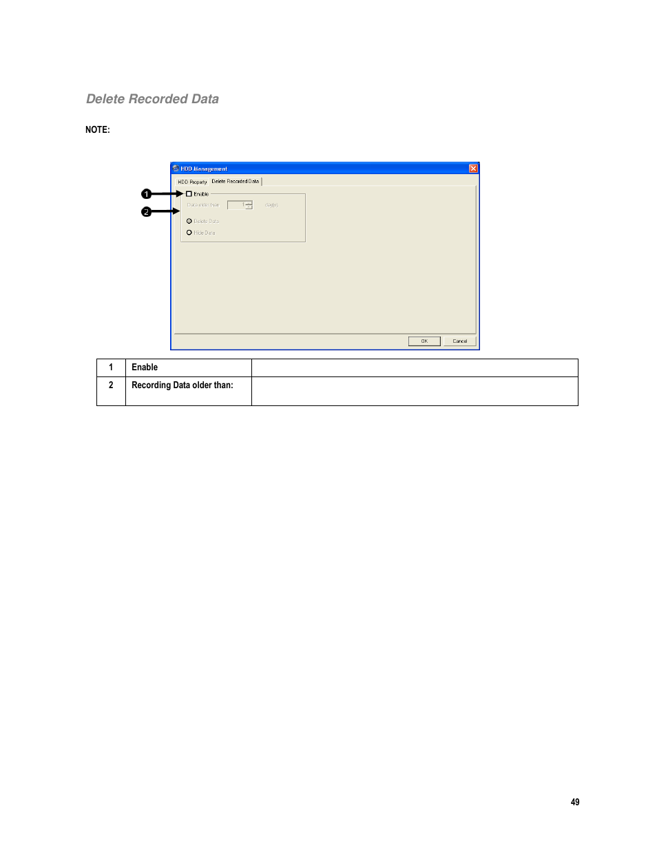 Delete recorded data | Toshiba IPR16-X User Manual | Page 65 / 111