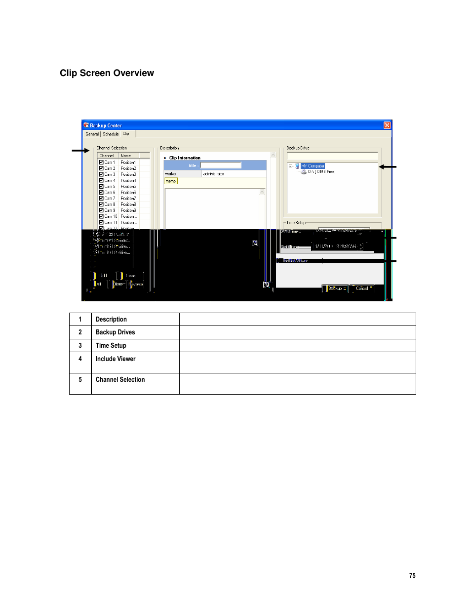 Clip screen overview | Toshiba IPR16-X User Manual | Page 91 / 111
