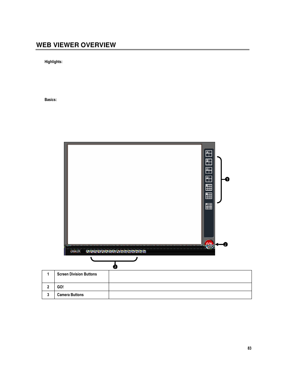 Web viewer overview | Toshiba IPR16-X User Manual | Page 99 / 111
