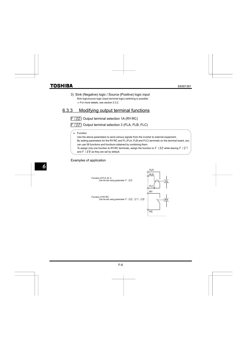 3 modifying output terminal functions | Toshiba VF-FS1 User Manual | Page 104 / 252