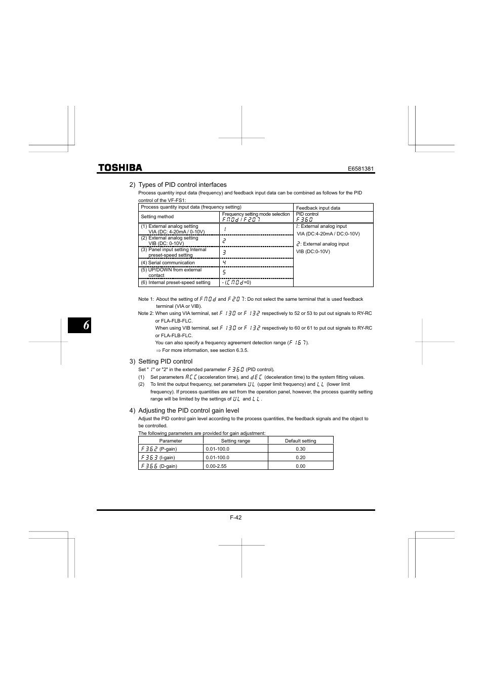 Toshiba VF-FS1 User Manual | Page 138 / 252