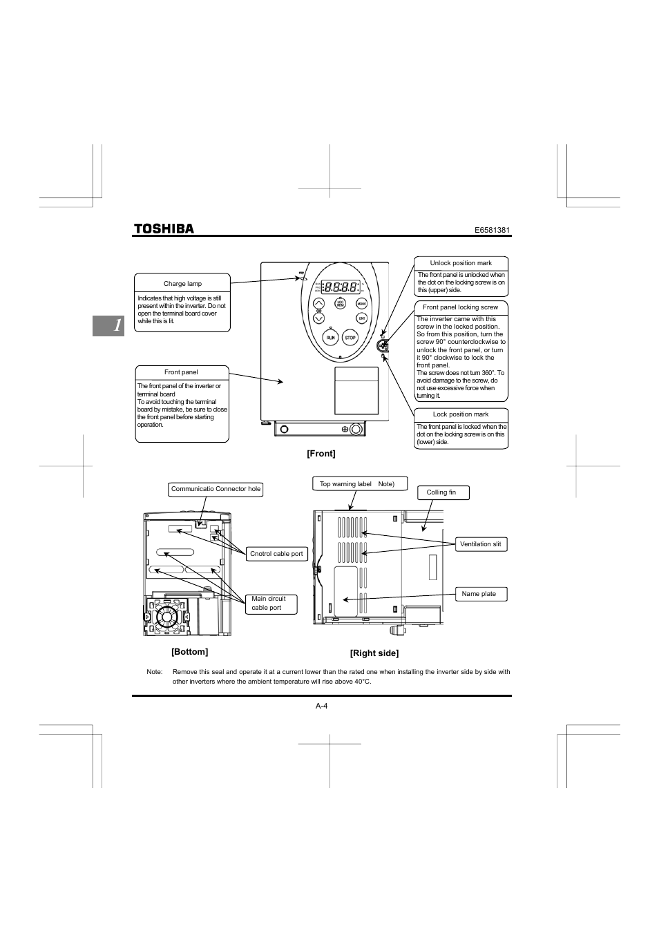Toshiba VF-FS1 User Manual | Page 16 / 252