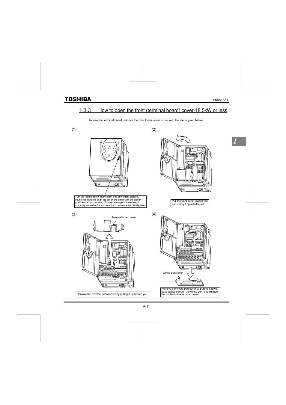 Toshiba VF-FS1 User Manual | Page 23 / 252