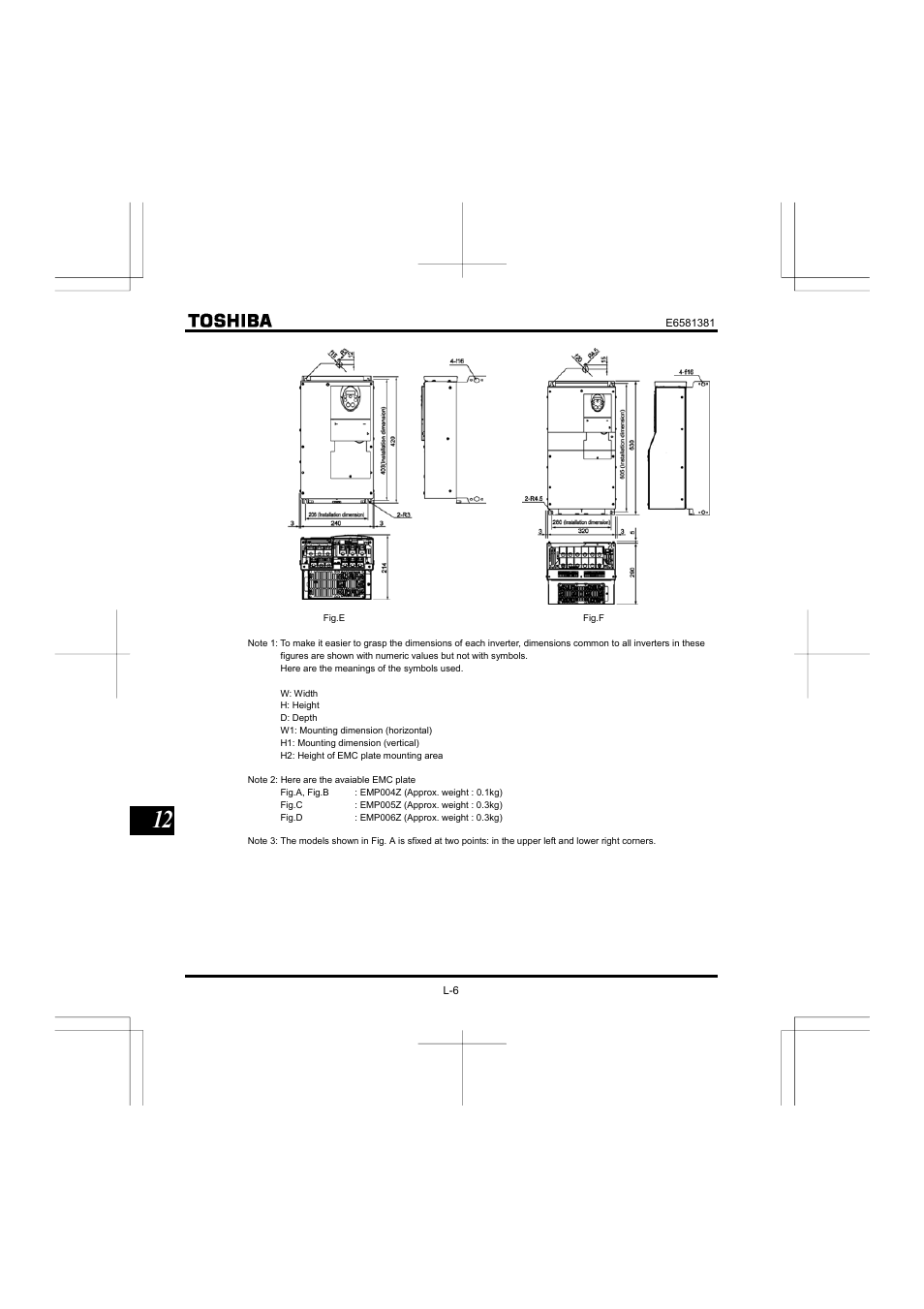 Toshiba VF-FS1 User Manual | Page 234 / 252