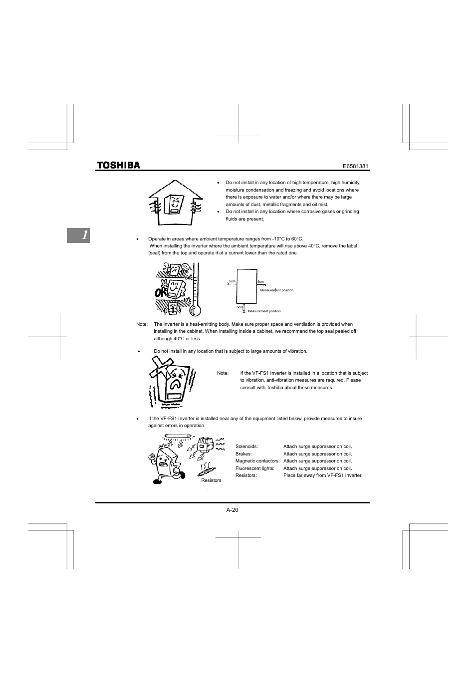 Toshiba VF-FS1 User Manual | Page 32 / 252