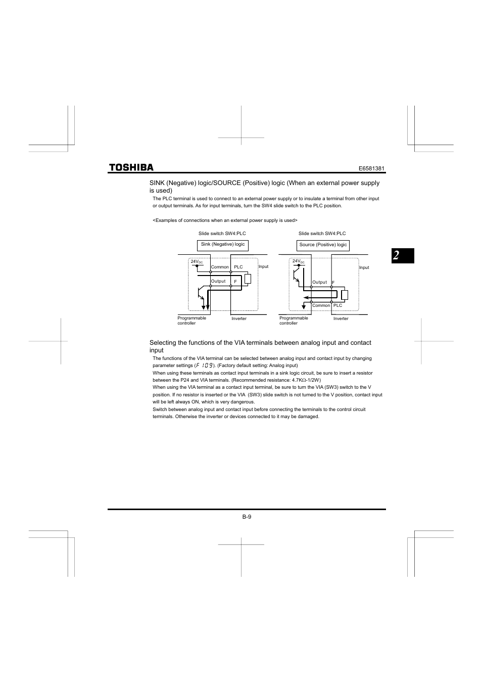 Toshiba VF-FS1 User Manual | Page 45 / 252