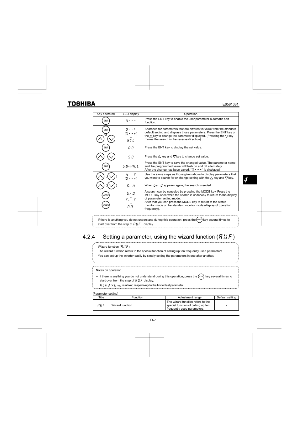 Toshiba VF-FS1 User Manual | Page 61 / 252