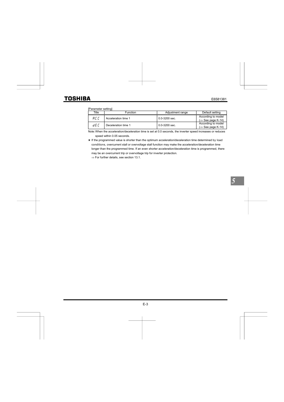 Toshiba VF-FS1 User Manual | Page 69 / 252