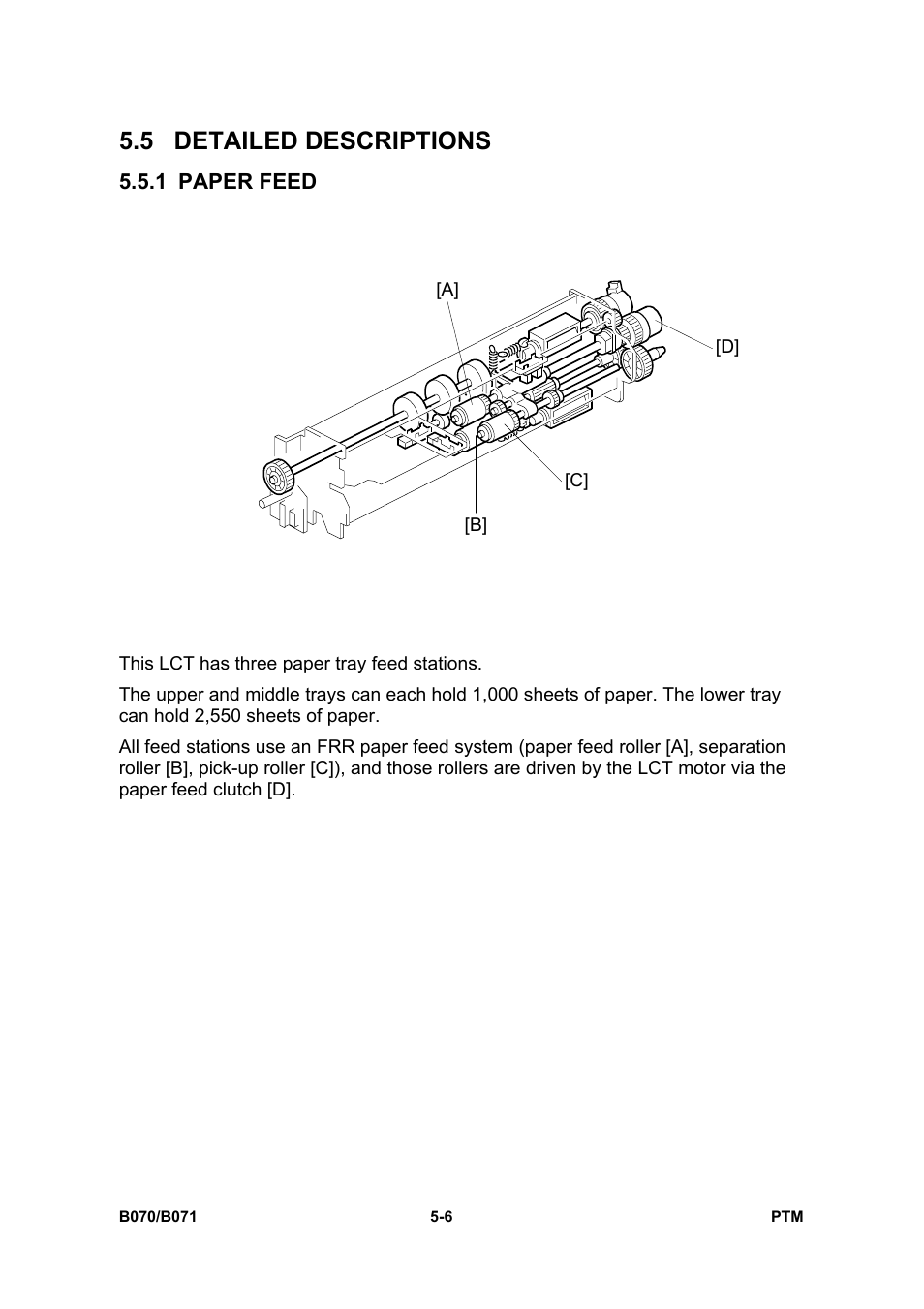 5 detailed descriptions, 1 paper feed | Toshiba E-STUDIO900 User Manual | Page 139 / 224