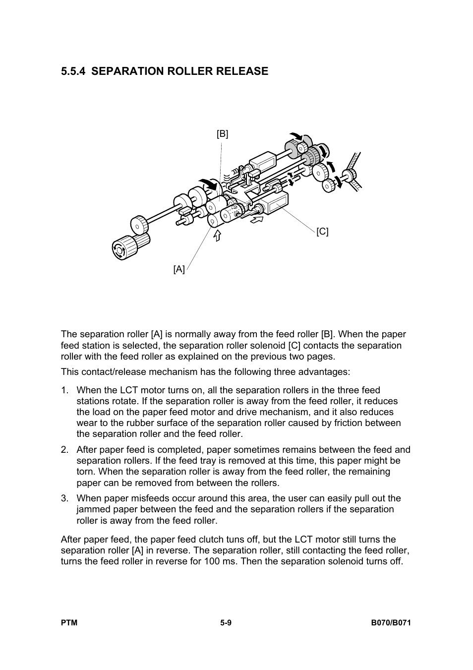 4 separation roller release | Toshiba E-STUDIO900 User Manual | Page 142 / 224