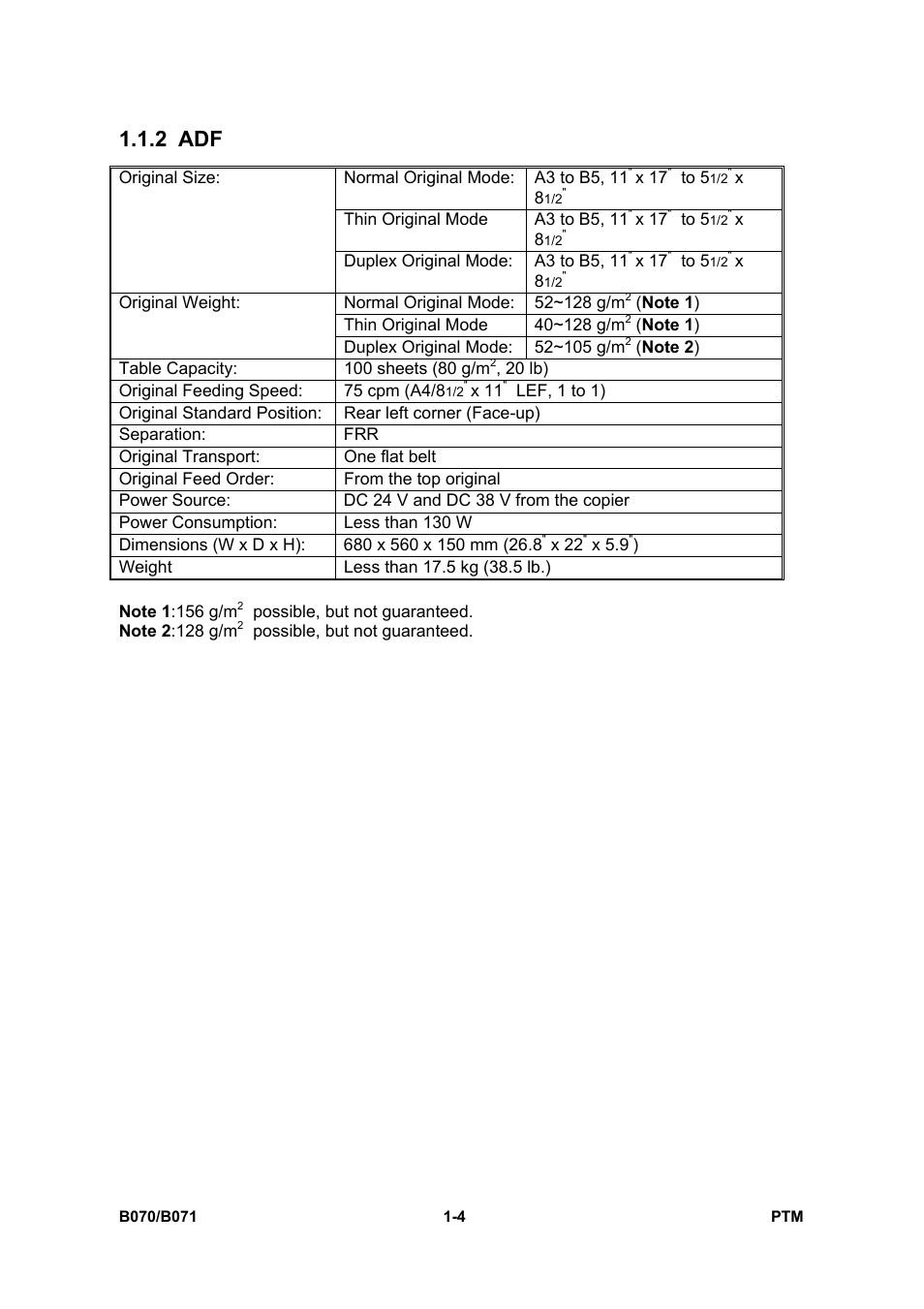 2 adf | Toshiba E-STUDIO900 User Manual | Page 17 / 224