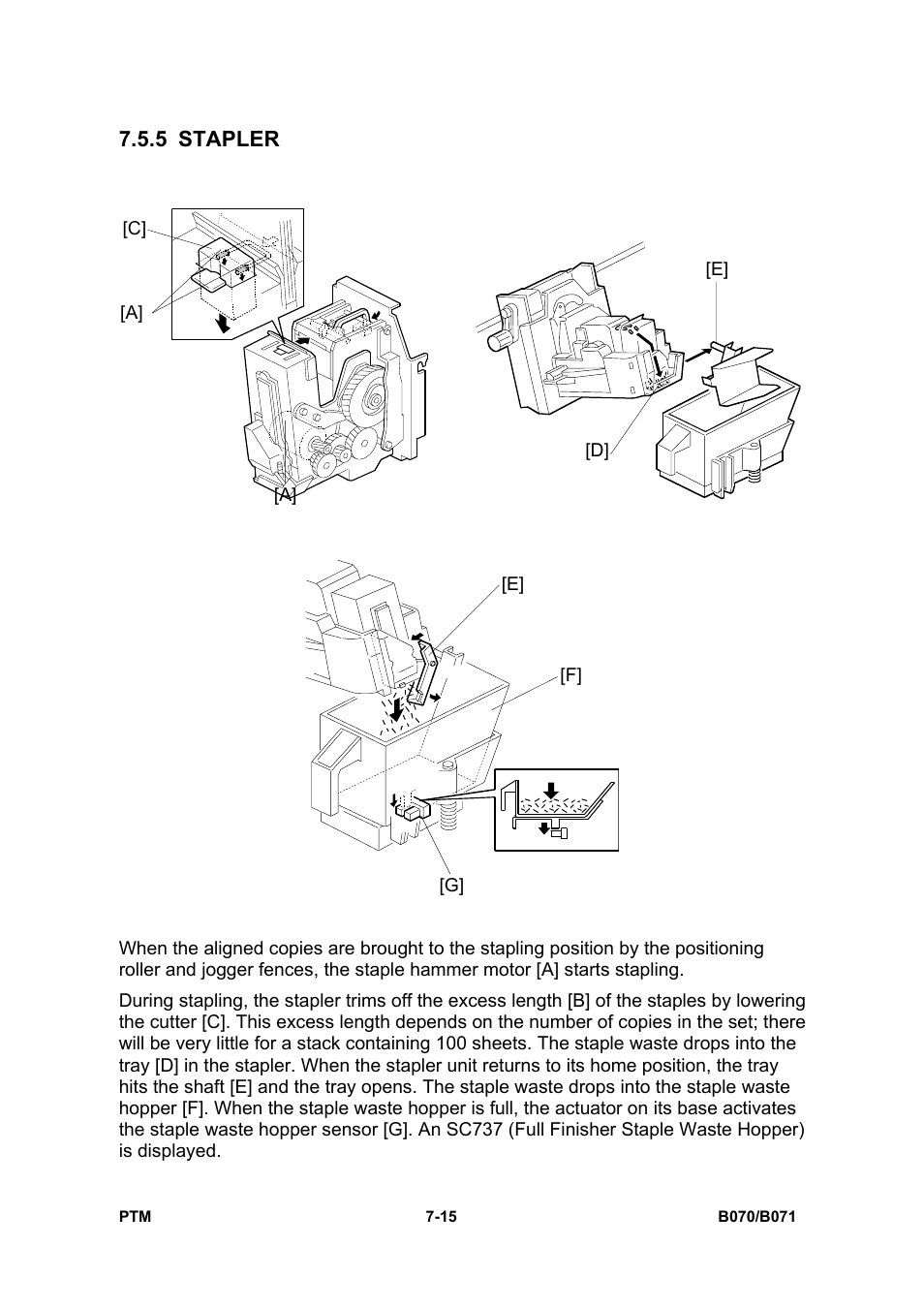 5 stapler | Toshiba E-STUDIO900 User Manual | Page 190 / 224