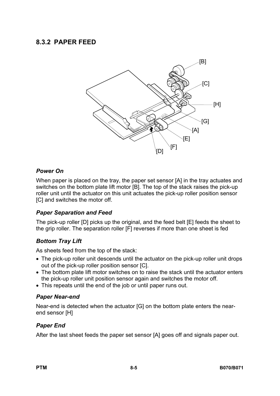 2 paper feed | Toshiba E-STUDIO900 User Manual | Page 209 / 224