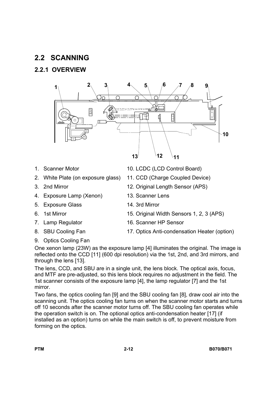 2 scanning | Toshiba E-STUDIO900 User Manual | Page 37 / 224