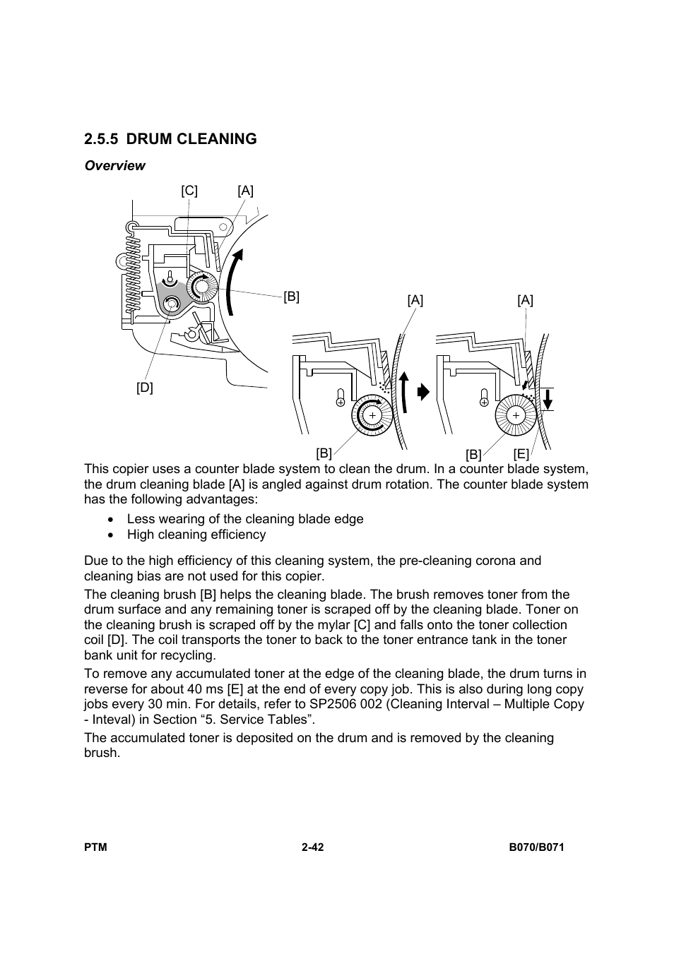 5 drum cleaning | Toshiba E-STUDIO900 User Manual | Page 67 / 224